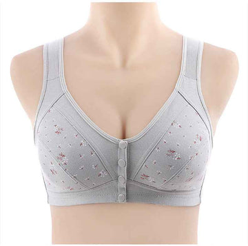 Middle-aged and elderly women's vest-style bras