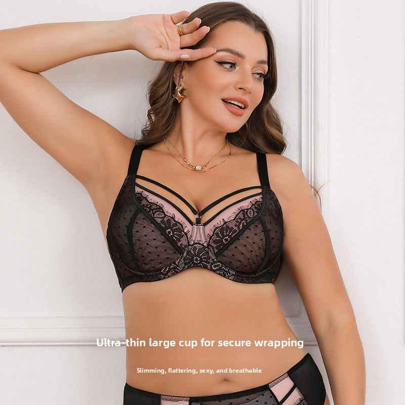 Full-cup lace lingerie