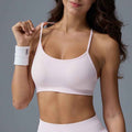 Seamless Quick-Dry Yoga Sports Bra with Y-Back Straps