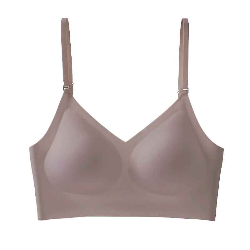 French Seamless Backless Bra - Wire-Free Comfort with Adjustable Straps