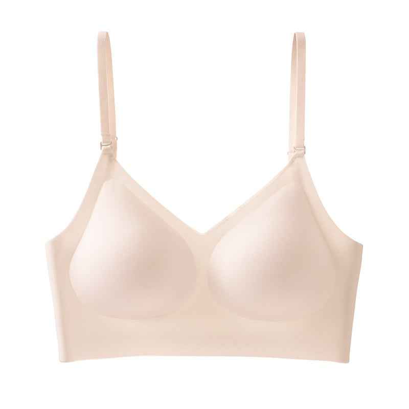 French Seamless Backless Bra - Wire-Free Comfort with Adjustable Straps