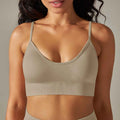 Seamless High Waist Yoga Set with Bra, Vest, and Pants