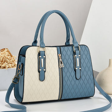 Color-Block Large Tote Bag – Spacious Everyday Handbag