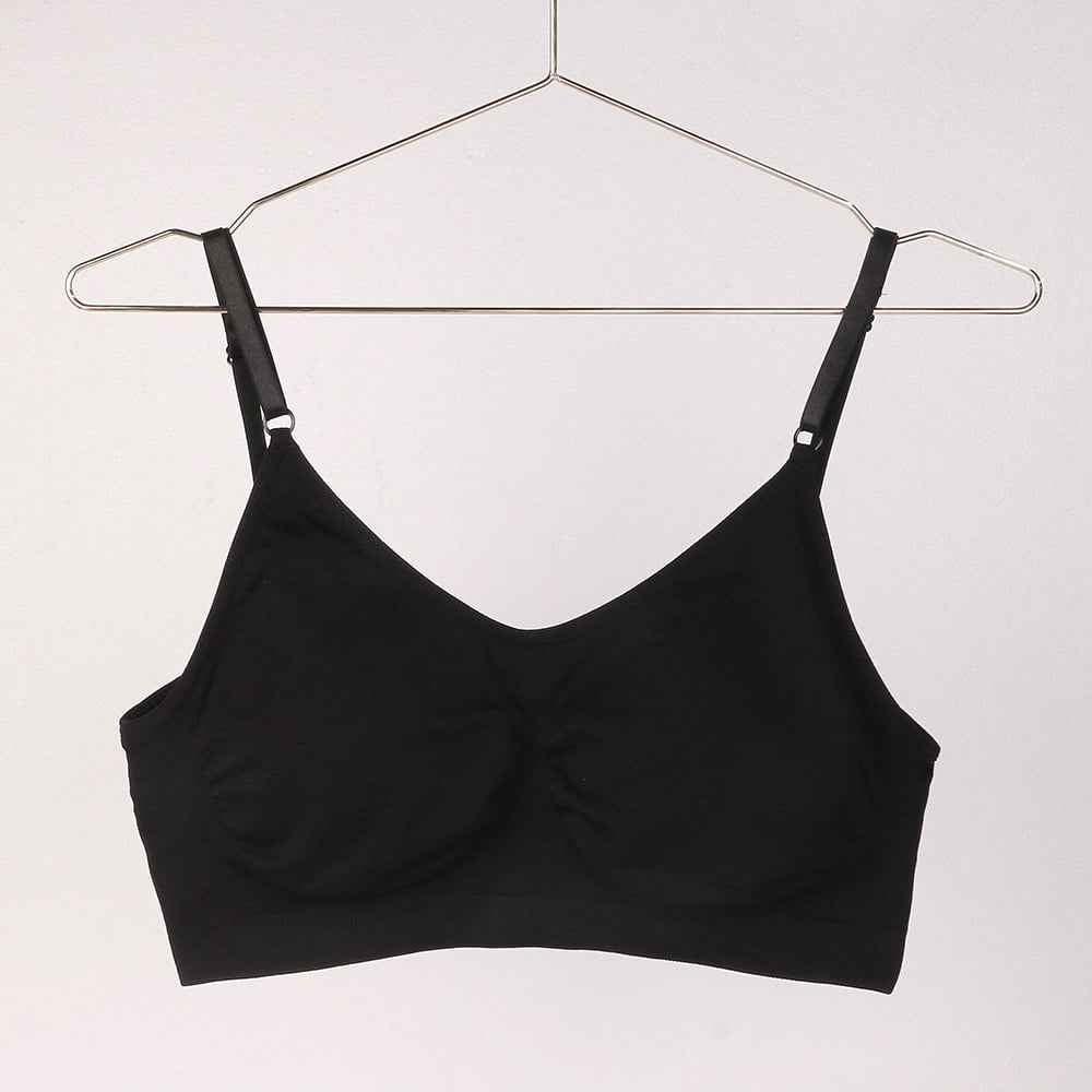 Halter sports bra set without steel rings