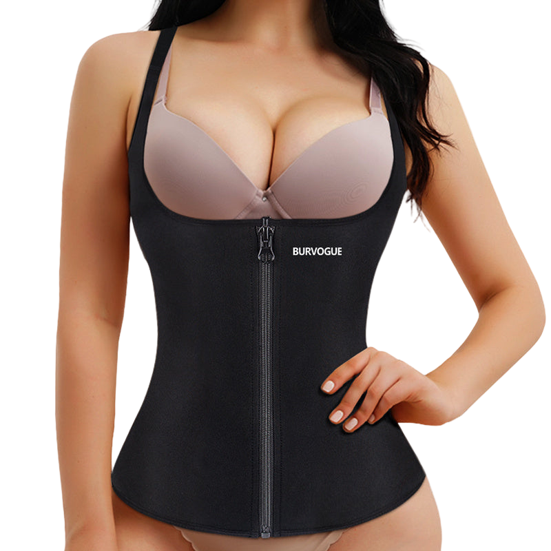 Burvogue Waist Trainer Corset Underbust Shapewear Latex Body