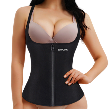 Burvogue Waist Trainer Corset Underbust Shapewear Latex Body