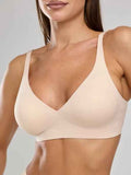 Seamless adjustable secondary lactation bra cover