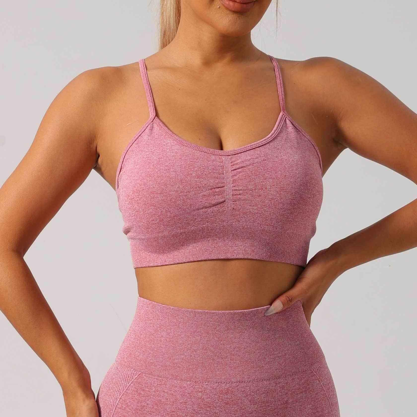 Long, high-elasticity running yoga pants set