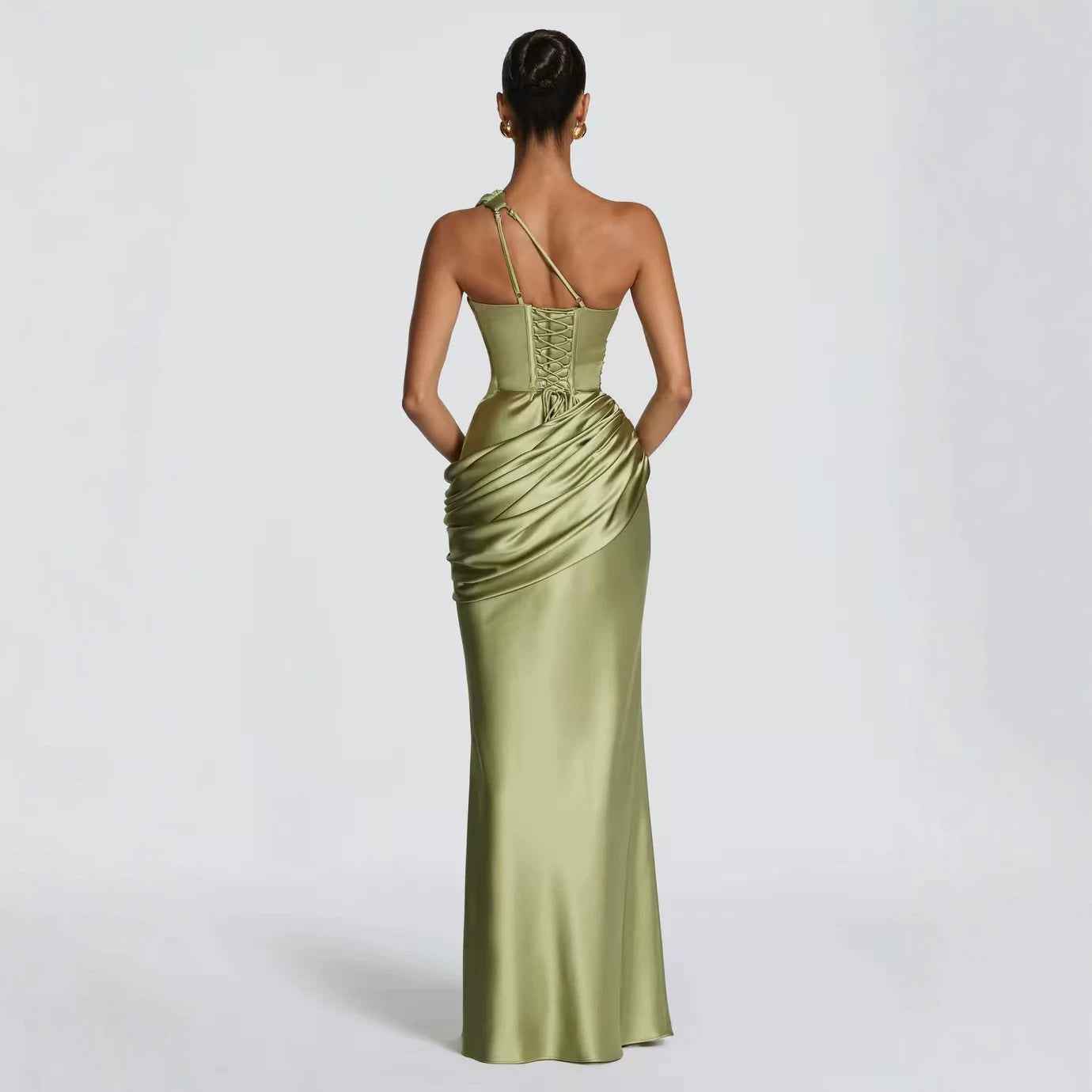 Elegant Floor-Length Evening Gown