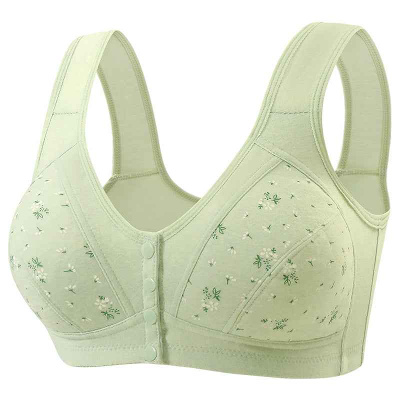Middle-aged and elderly women's vest-style bras