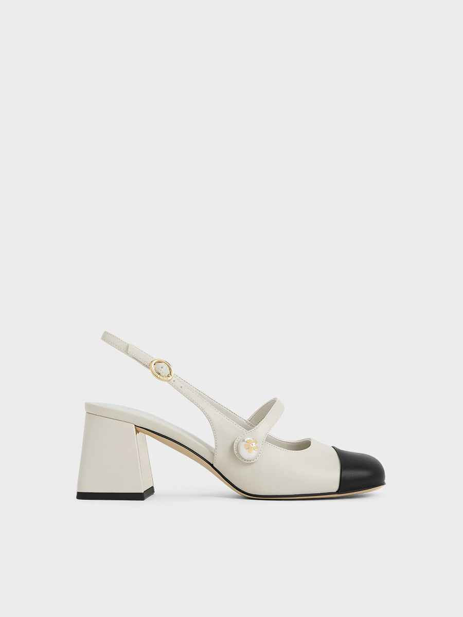 multi-color square-toe platform Mary Jane women's shoes