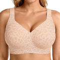 Backless Wide-Strap Bra – Wire-Free Lift for Large Bust