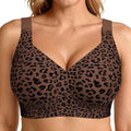 Backless Wide-Strap Bra – Wire-Free Lift for Large Bust