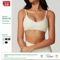 Eco-Friendly Quick-Dry Sports Bra for Yoga and Running.