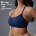 Seamless Quick-Dry Yoga Sports Bra with Y-Back Straps