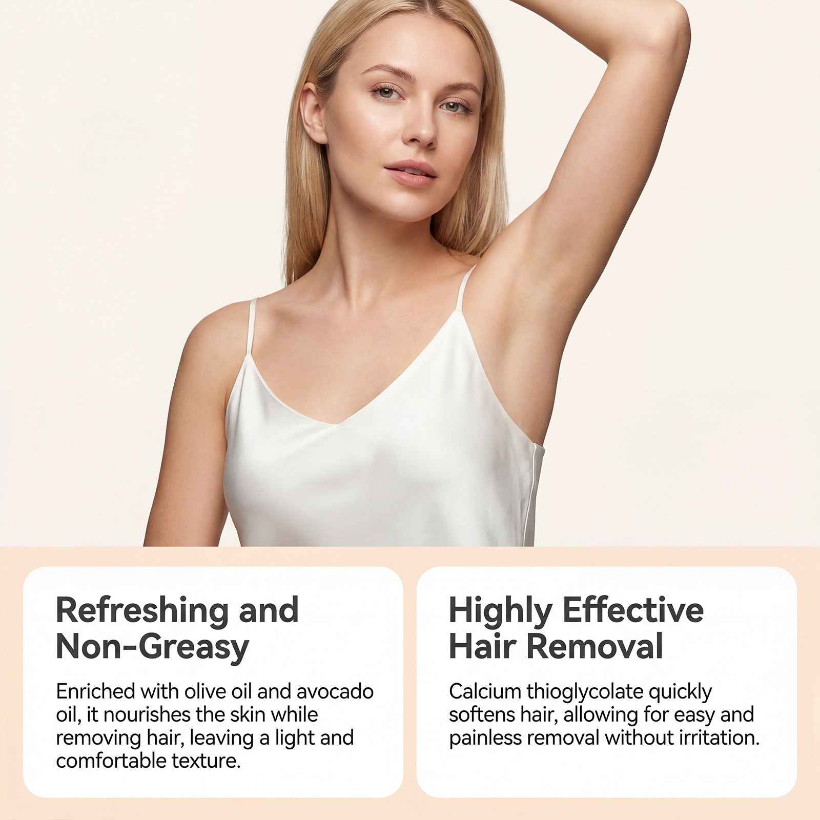 Avocado Moisturizing Hair Removal Cream