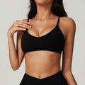 Eco-Friendly Quick-Dry Sports Bra for Yoga and Running.