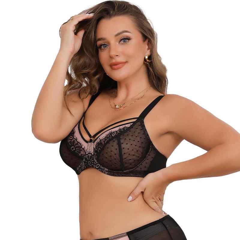 Full-cup lace lingerie