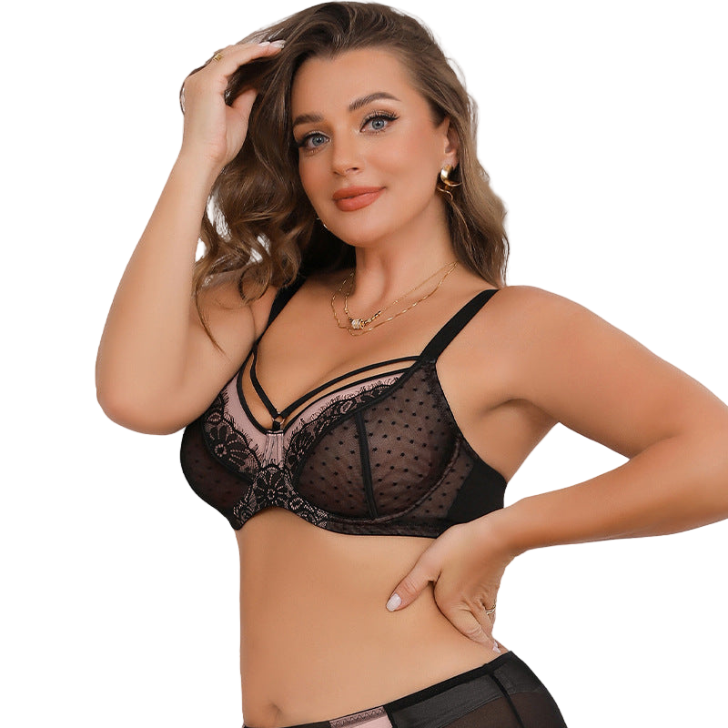 Full-cup lace lingerie