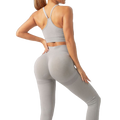 Long, high-elasticity running yoga pants set