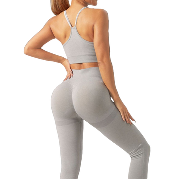 Long, high-elasticity running yoga pants set