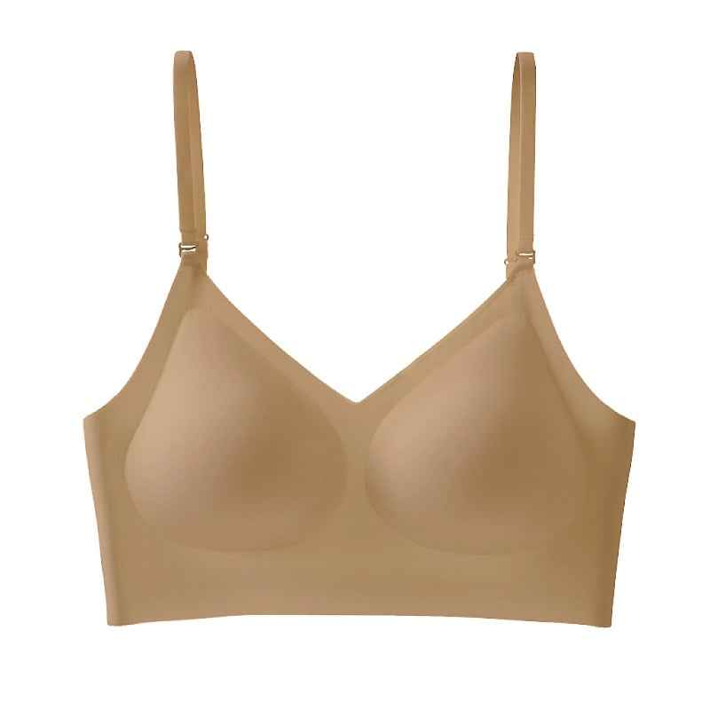 French Seamless Backless Bra with Adjustable Straps