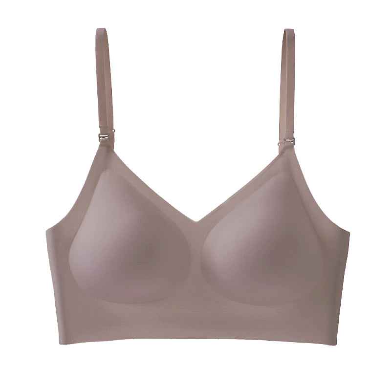 French Seamless Backless Bra with Adjustable Straps