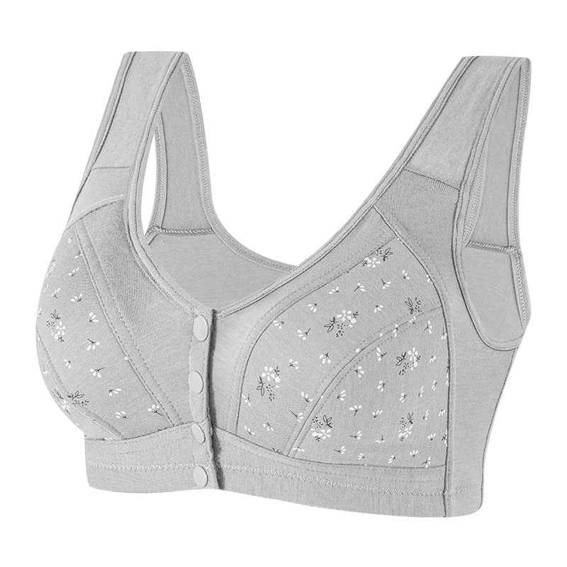 Middle-aged and elderly women's vest-style bras
