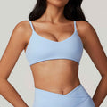 Eco-Friendly Quick-Dry Sports Bra for Yoga and Running.