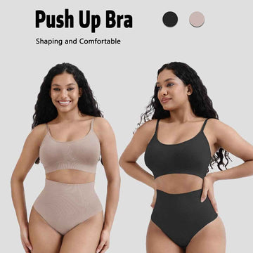 Seamless Detachable Pad Wire-Free Bra for Women