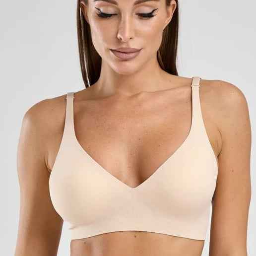 Seamless adjustable secondary lactation bra cover