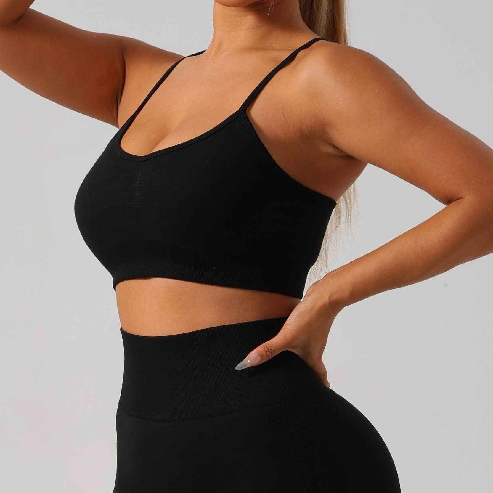 Long, high-elasticity running yoga pants set