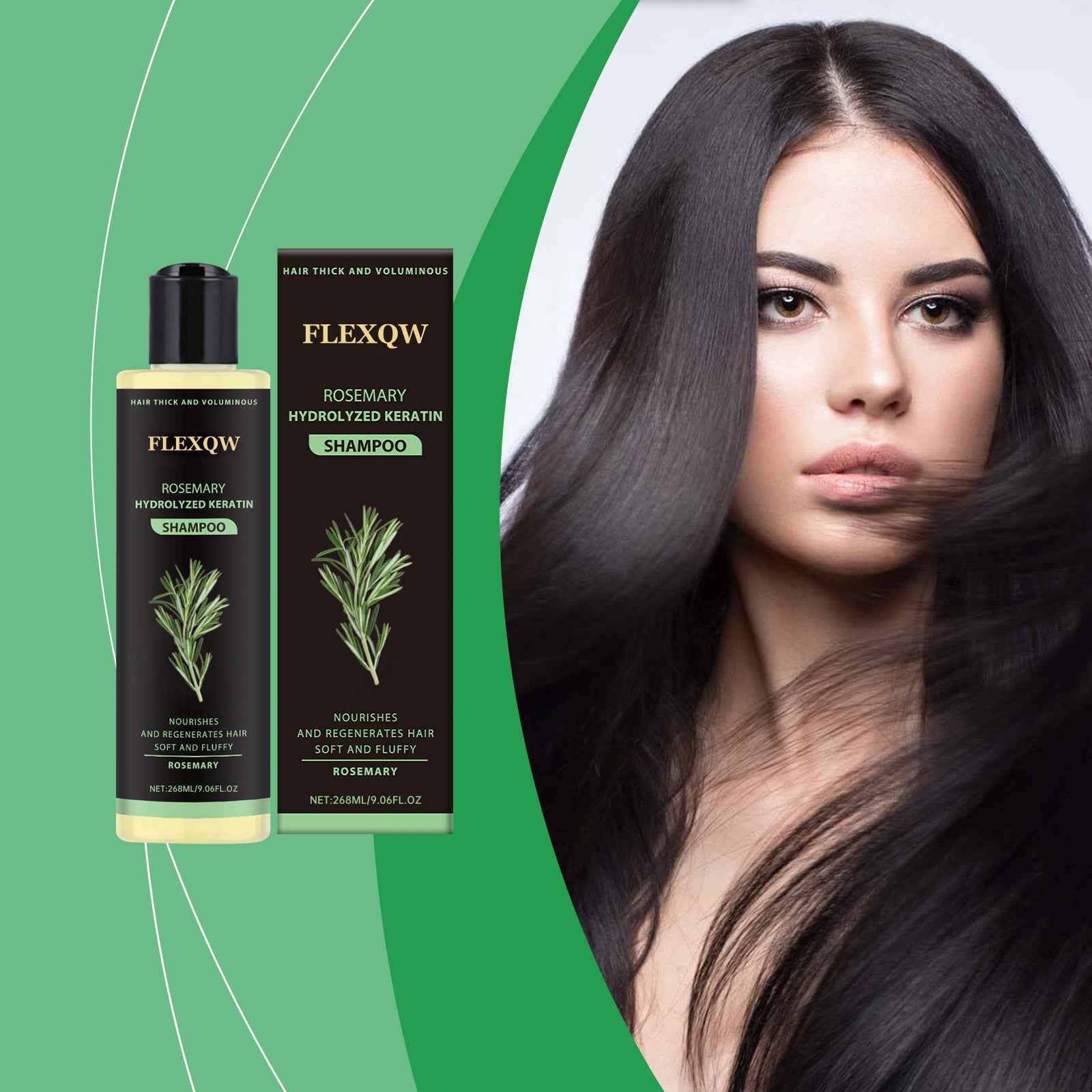 FLEXQW™ Rosemary & Hydrolyzed Keratin Shampoo